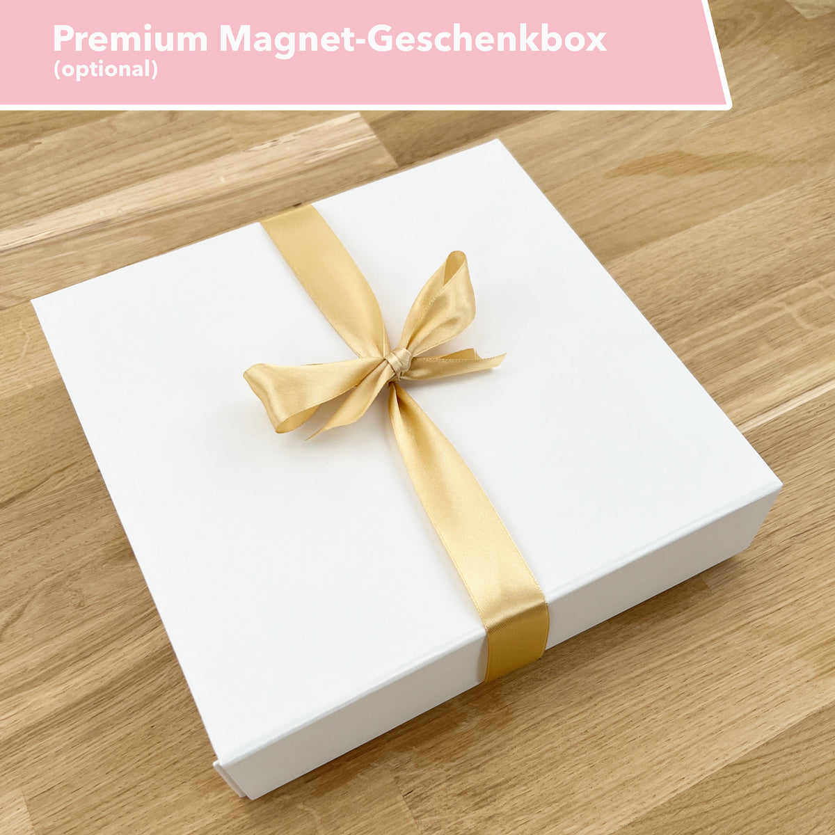 Premium Magnet-Geschenkbox (optional)