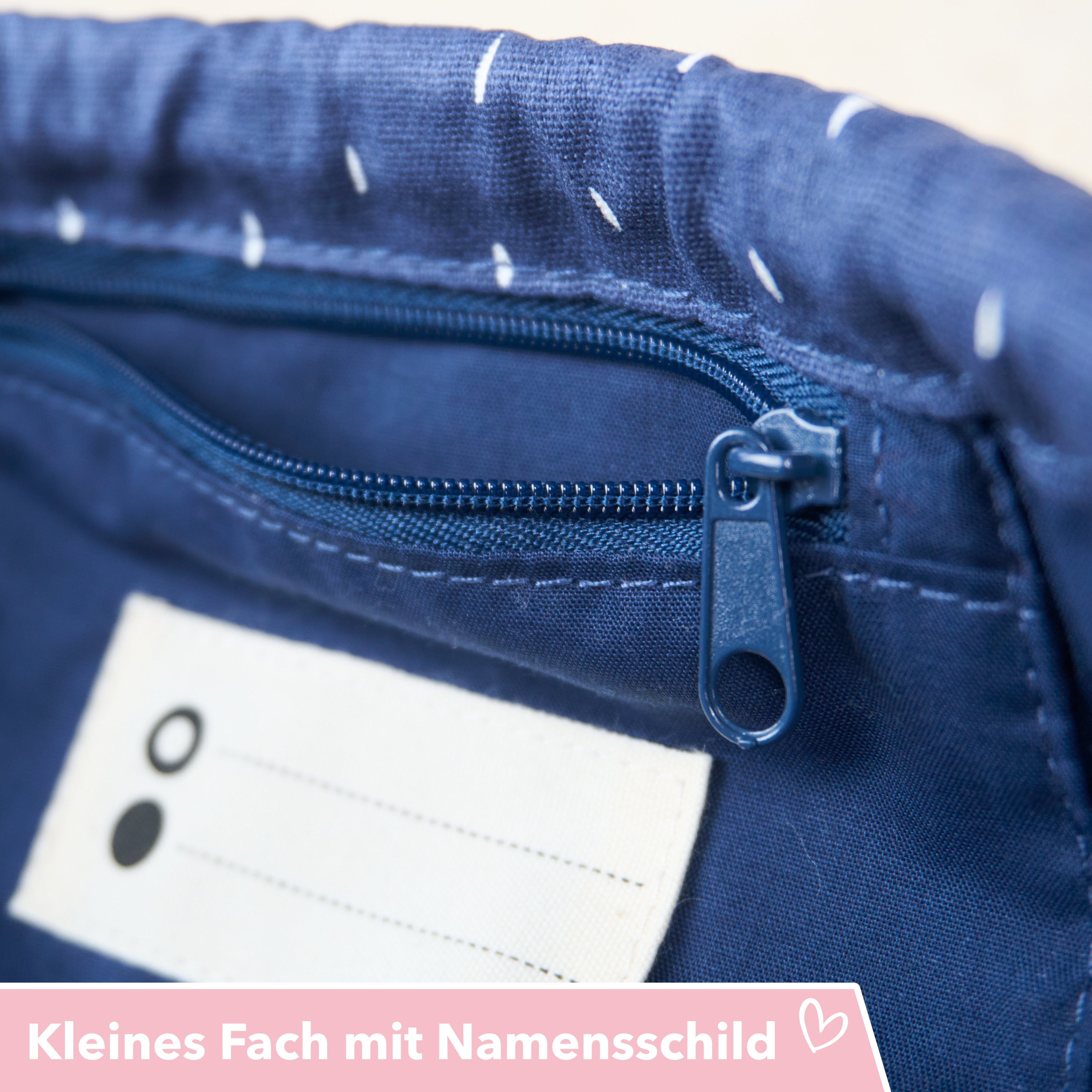 Trixie Turnbeutel personalisiert mit Namen – Kinder Turnbeutel für Kita, Kindergarten & Sport – Baumwolle