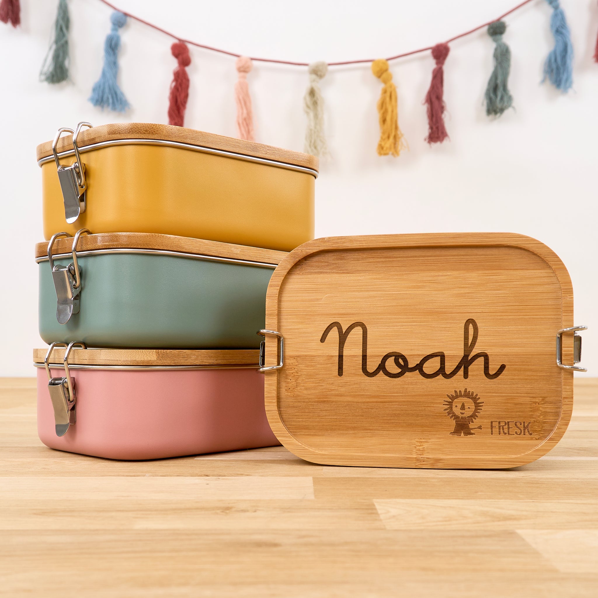 Kinder-Brotdose mit Namen personalisiert