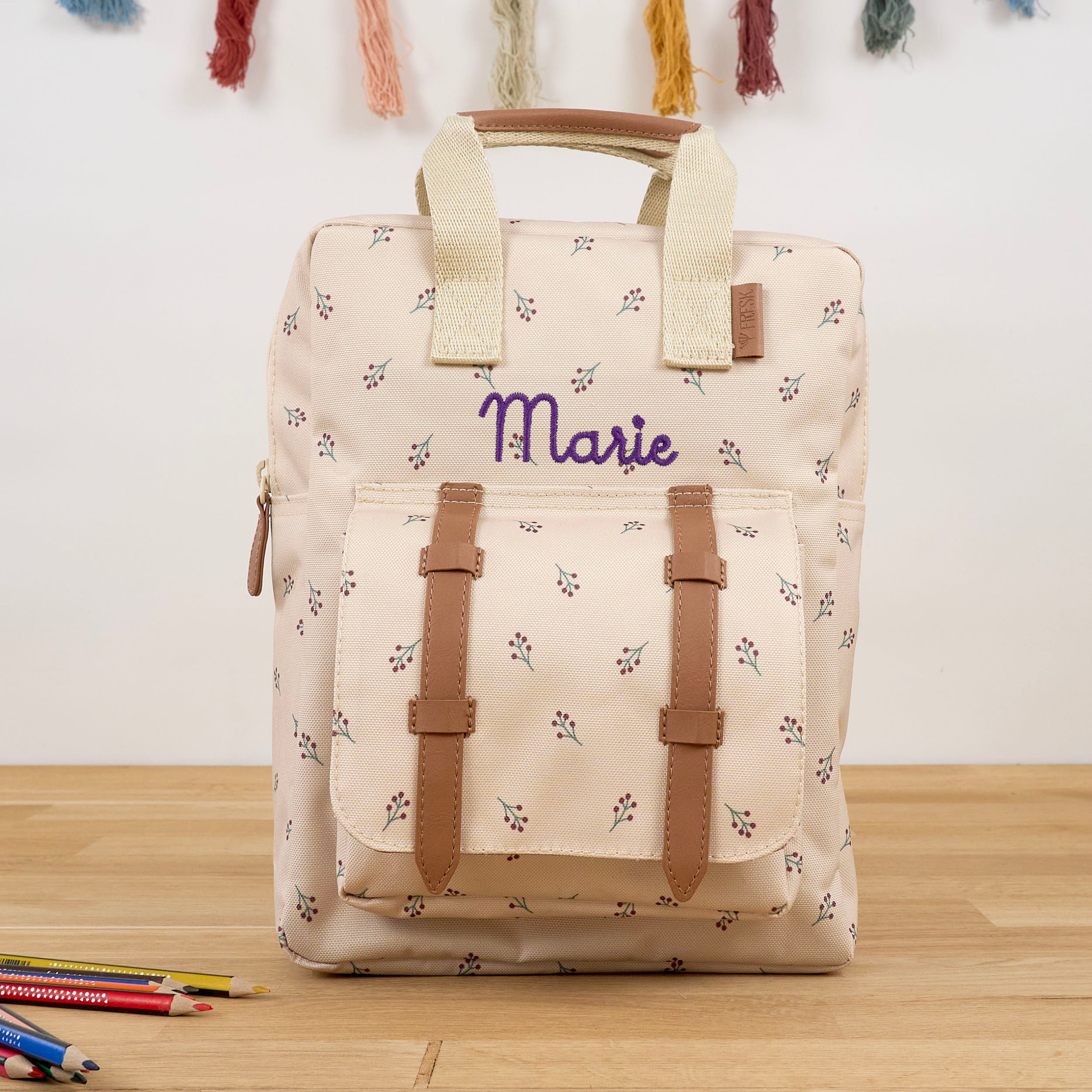Kinder-Rucksack mit Namen - Beeren