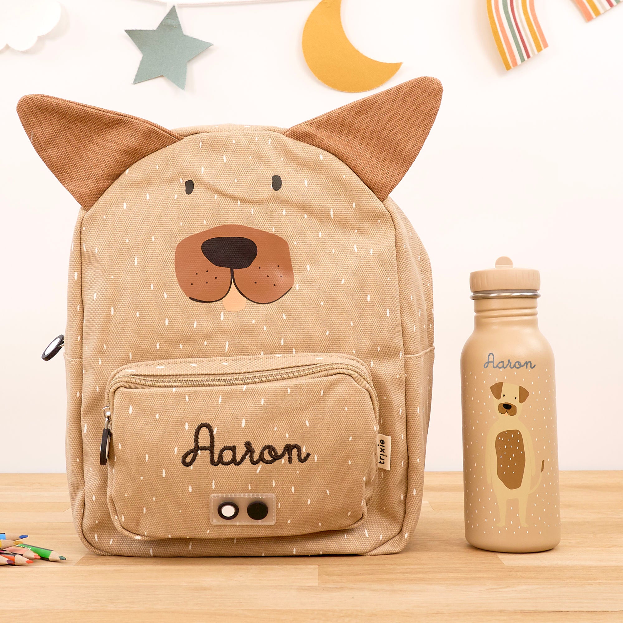 Kinderrucksack Set mit Namen - Hundi