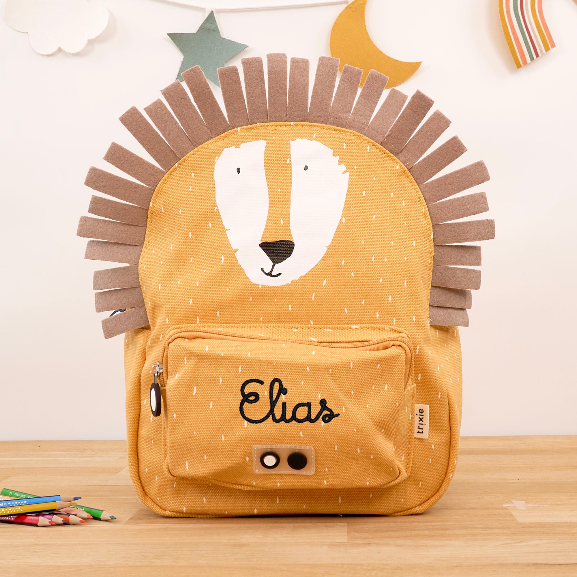 Trixie Kinderrucksack mit Namen - Löwe