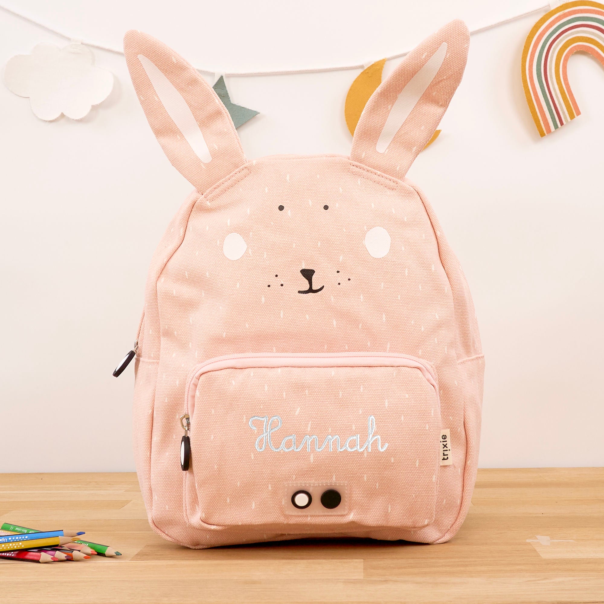 Trixie Kinderrucksack mit Namen - Hase