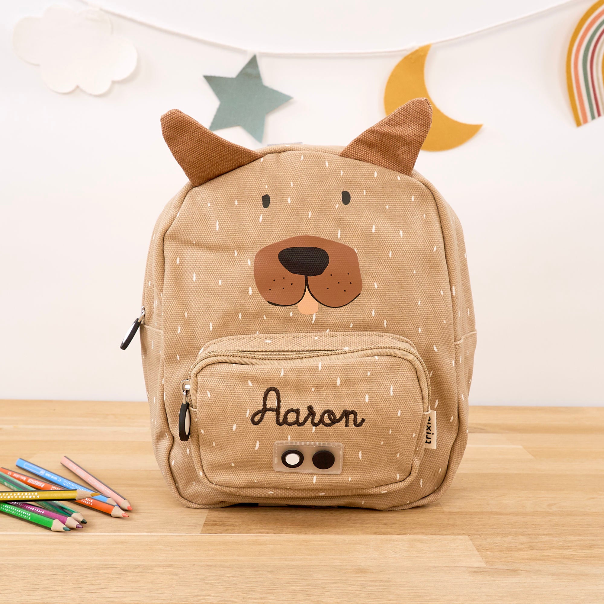 Trixie Mini Kinderrucksack mit Namen - Hundi