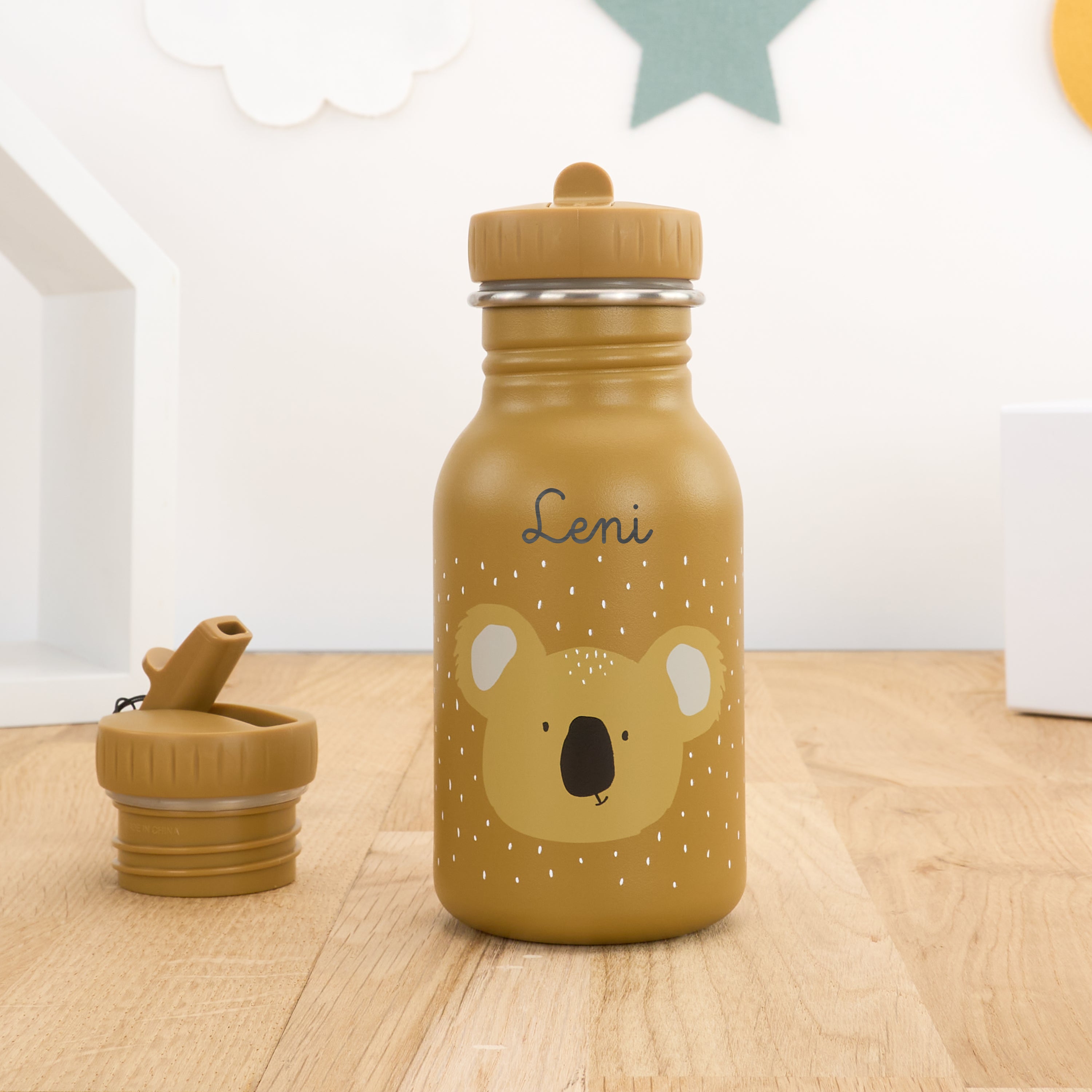 Kindertrinkflasche mit Namen personalisiert 350 ml - Koala