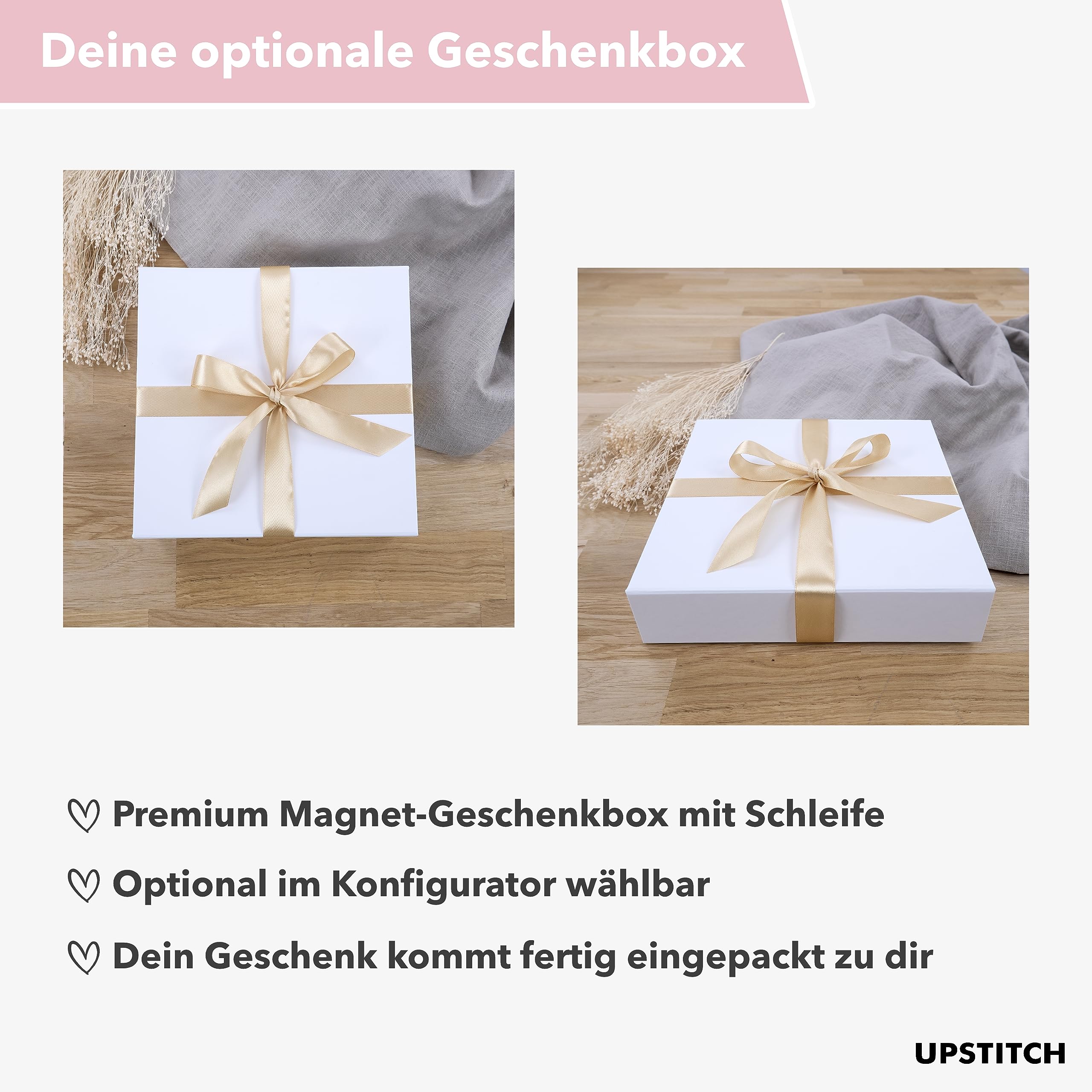 Personalisiertes Baby Geschenkset zur Geburt: Kapuzenhandtuch & Windeltasche mit Name und Wunschmotiv