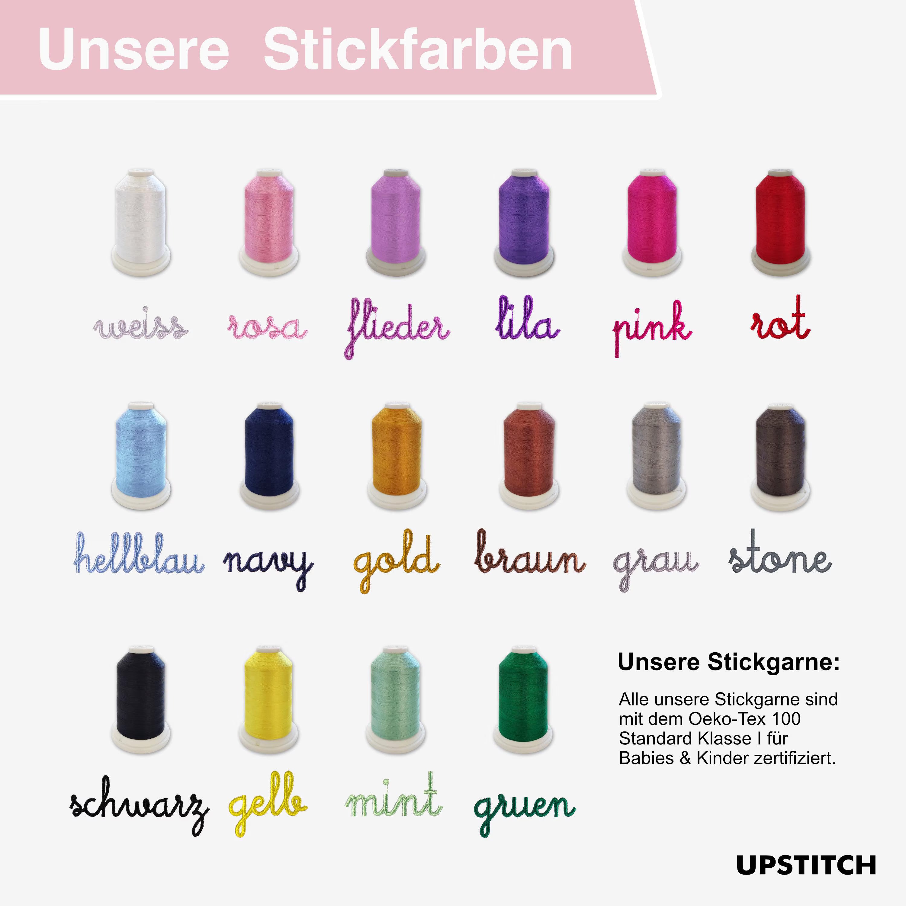 Bio-Baumwoll Kinderrucksack mit Name und Motiv